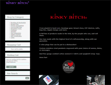 Tablet Screenshot of kinky-bitch.com